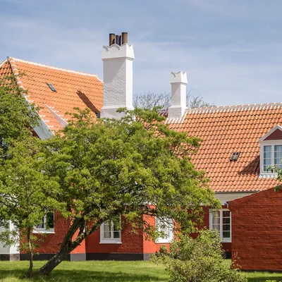 Anchers Hus - Ulrik Plesners tilbygning set fra haven. Photo: Skagens Kunstmuseer | Art Museums of Skagen