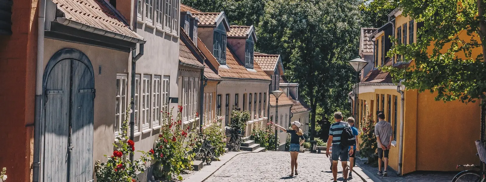 Foto av gate i Odense.