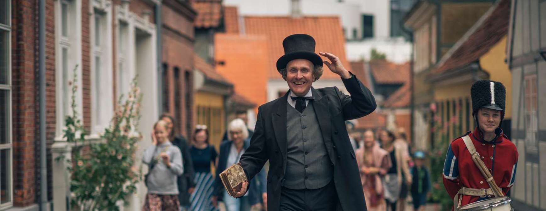 H.C. Andersen er meget sentral i Odense, snart 150 år etter sin død. Foto: Visit Odense