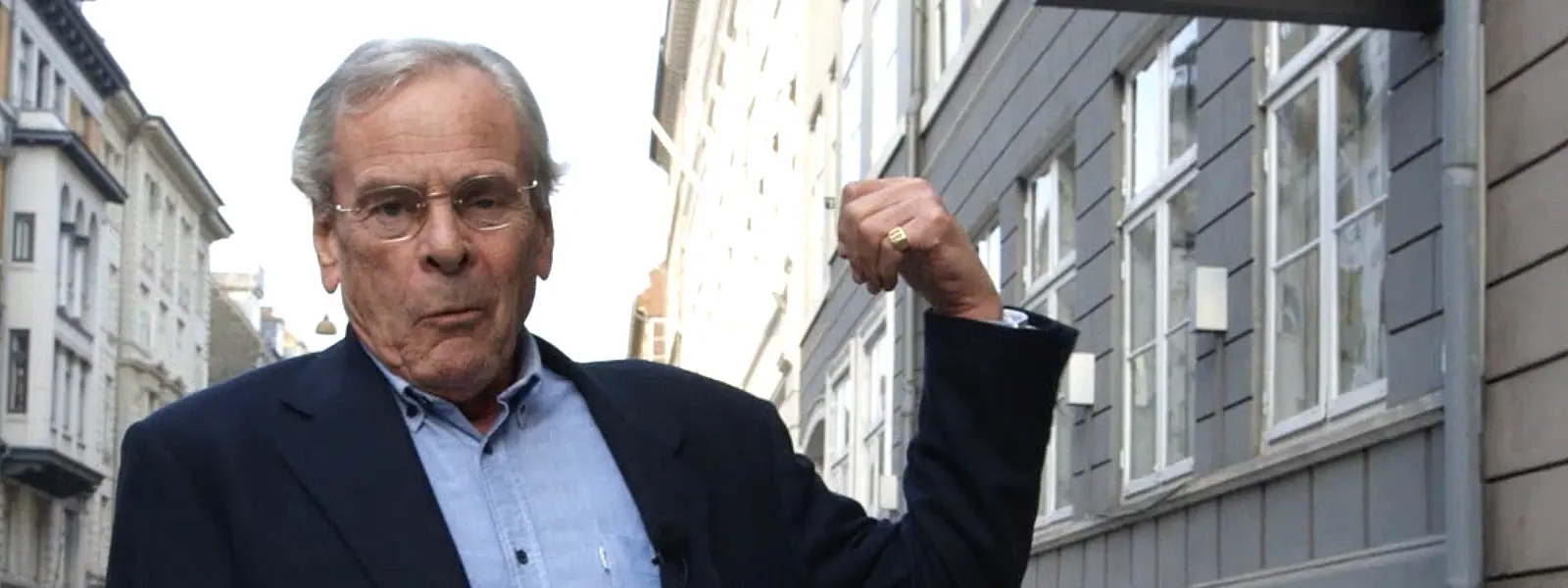 Berulfsen utenfor Madklubben