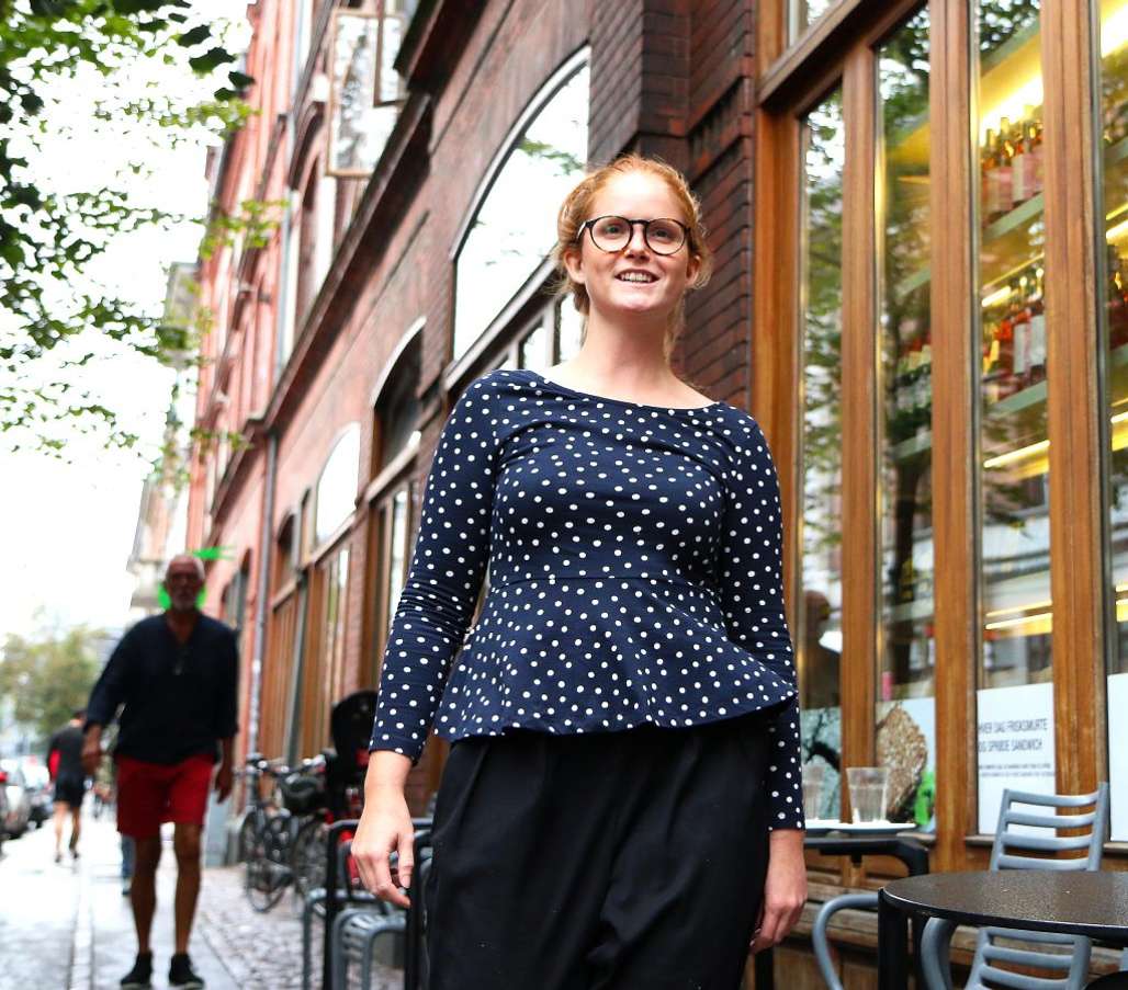 Matbyen:Prosjektleder Zenia Strunck Mikkelsen i Food Festival, kan skilte med mer enn 25.000 besøkende i løpet av de tre dagene festivalen varer. Foto: Flemming Hofmann Tveitan/Fjord Line