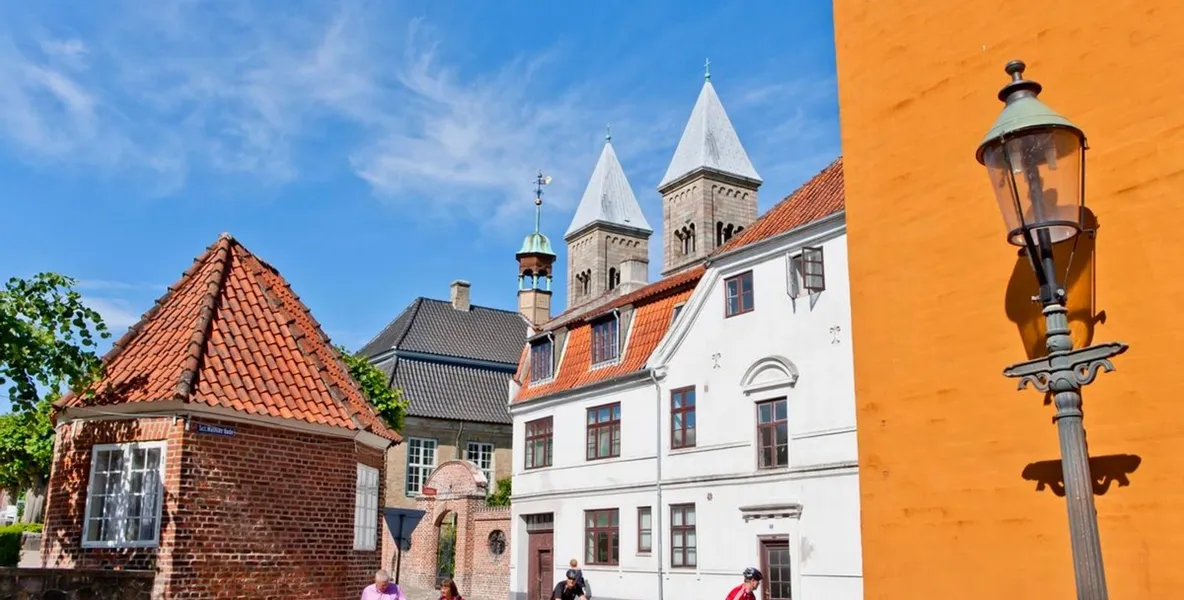Gamle og koselige gateløp i Viborg. Foto: Visit Denmark
