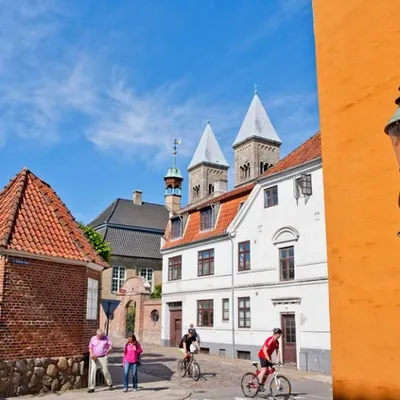 Gamle og koselige gateløp i Viborg. Foto: Visit Denmark