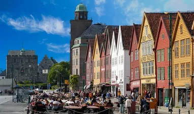 Bryggen und Fisketorget – historisches Bergen