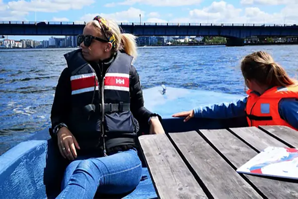 Goboat. En herlig måte å nyte bylivet på uten at du utsetter deg for trengsel. Foto: Visit Aalborg