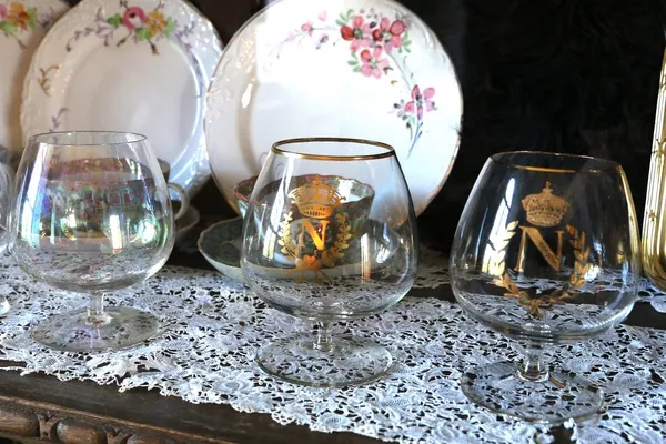 Eget dekketøy og glass