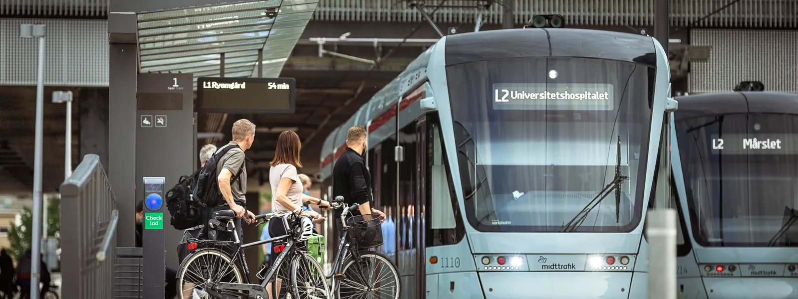 Foto av Aarhus Letbane, Aarhus H station.