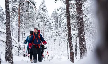Snowshoeing