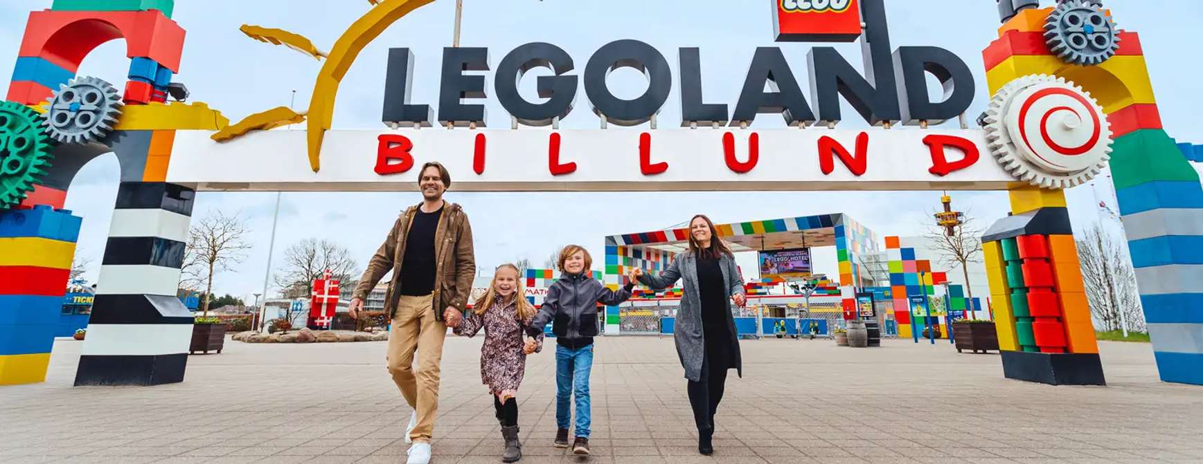 Legoland inngangen til parken