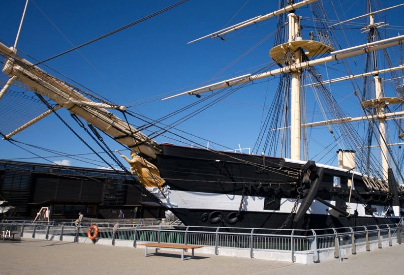 Elegante linjer på det tidligere krigsskipet. Foto: Visit Aarhus/Djursland