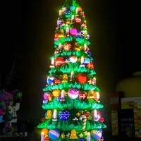 Juletre i lego. Foto.