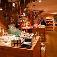 Foto fra julebutikken i den gamle by.