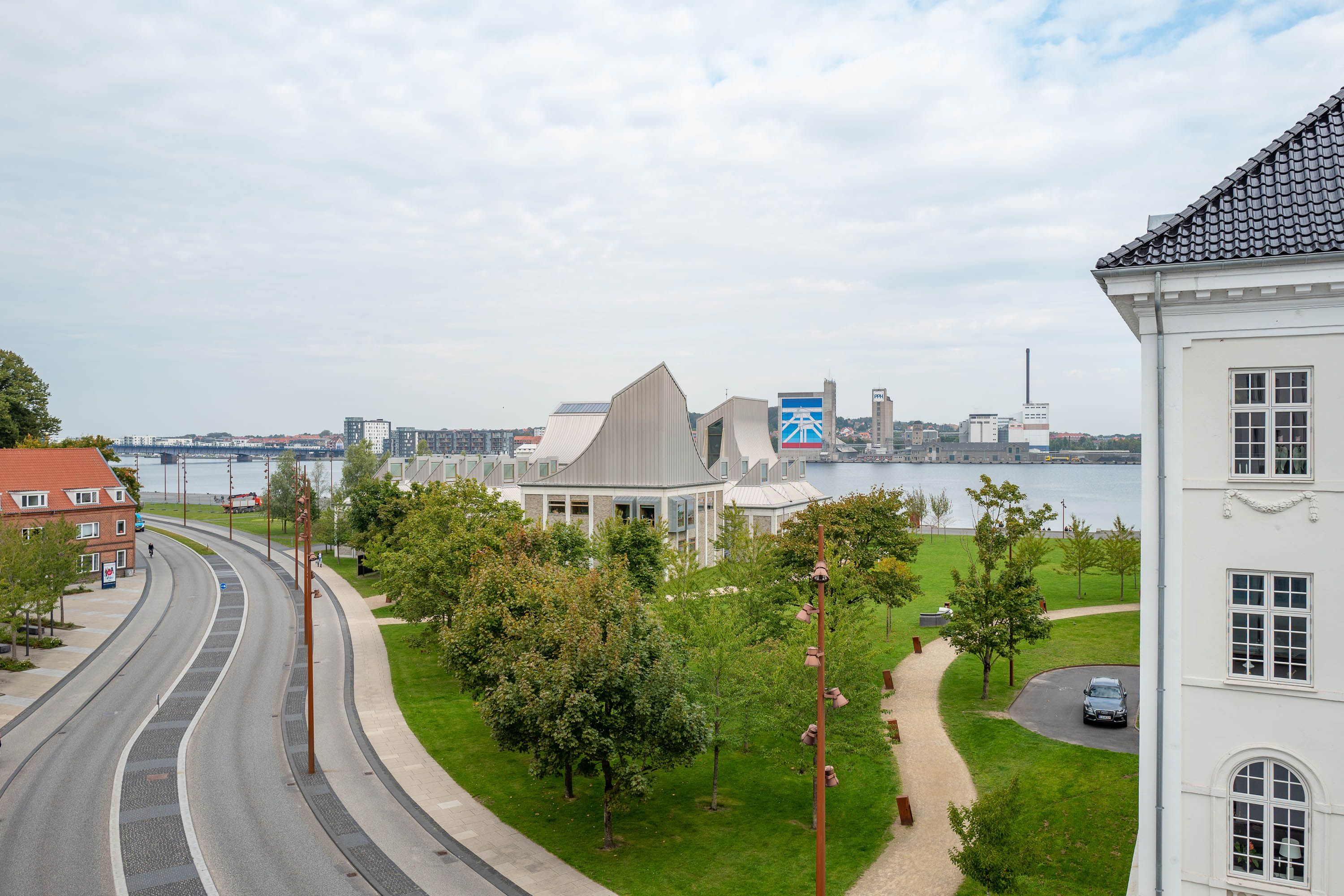 Udsigt Cabinn Aalborg. Foto. 