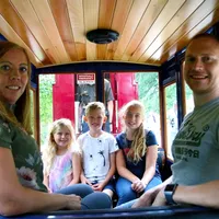 Svært familievennlig. Det er lett å pådra seg varige ferieminner i Ree Park Safari. Foto: Fjord Line