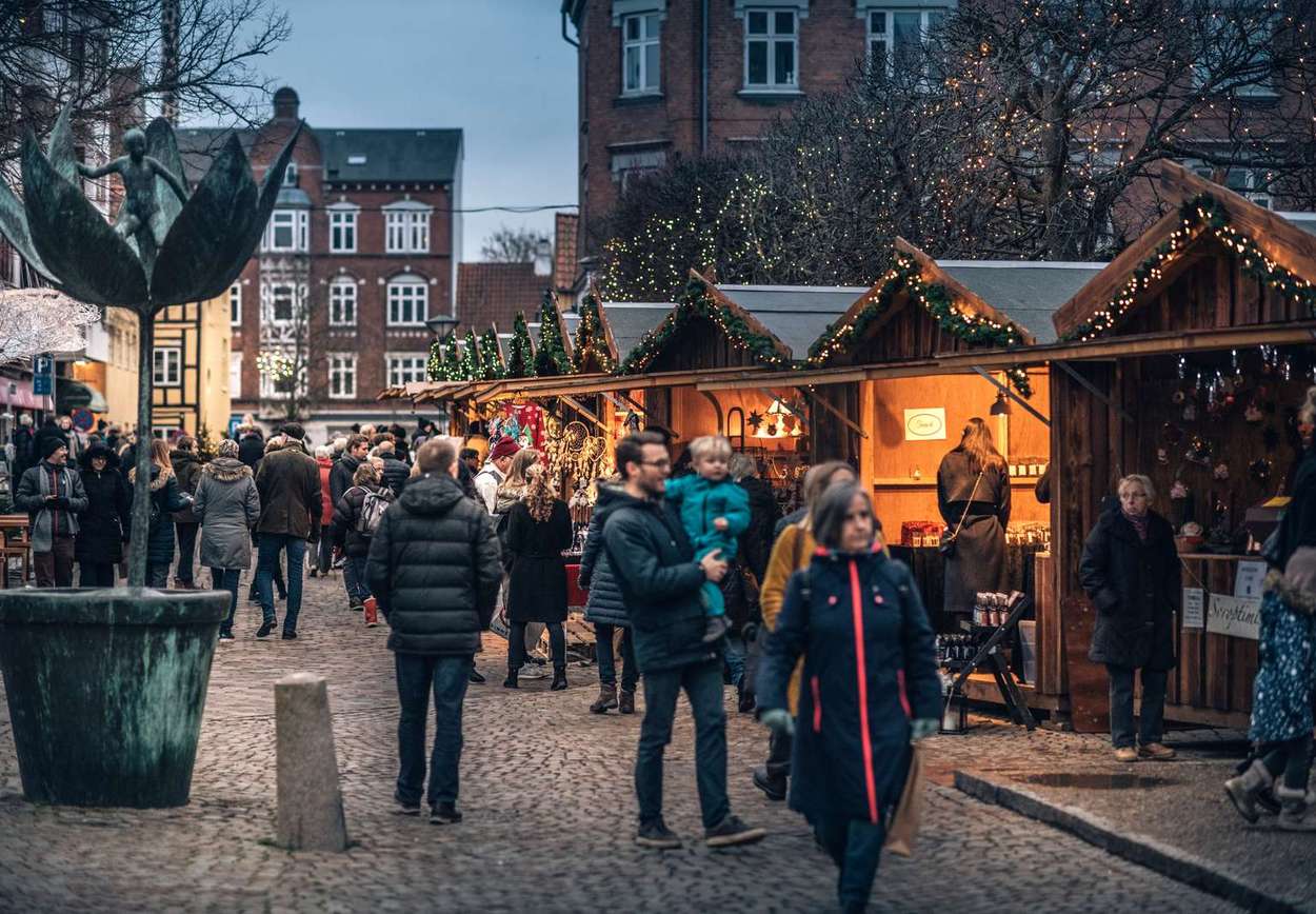 Hyggelig hele året. Julen er en fin tid for besøk i Odense. Foto: Visit Denmark/Visit Odense