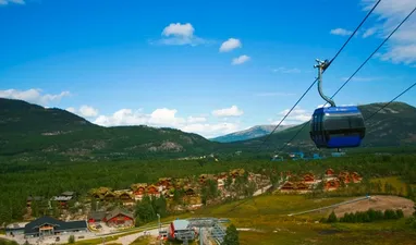 Gondola in Vrådal Panorama Ski Centre