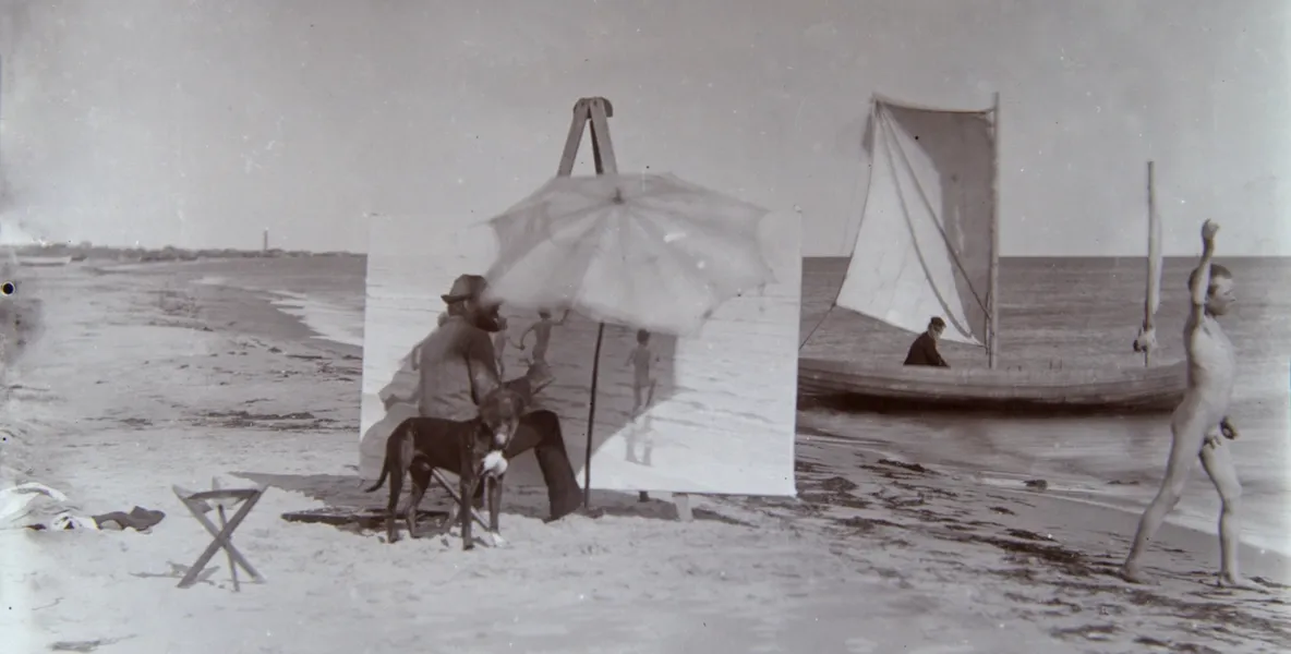 Anchers Hus - Ulrik Plesners tilbygning set fra haven. Photo: Skagens Kunstmuseer | Art Museums of Skagen