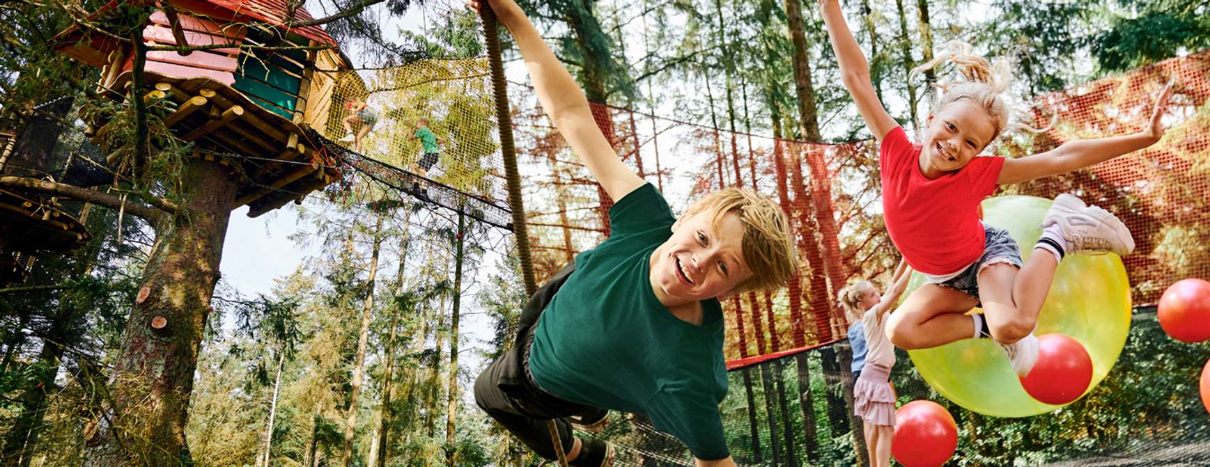 Barne leker i Wow Park Billund
