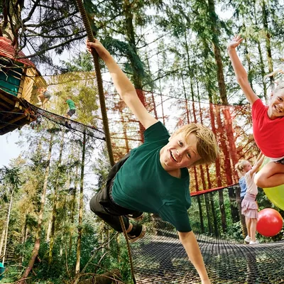 Barne leker i Wow Park Billund
