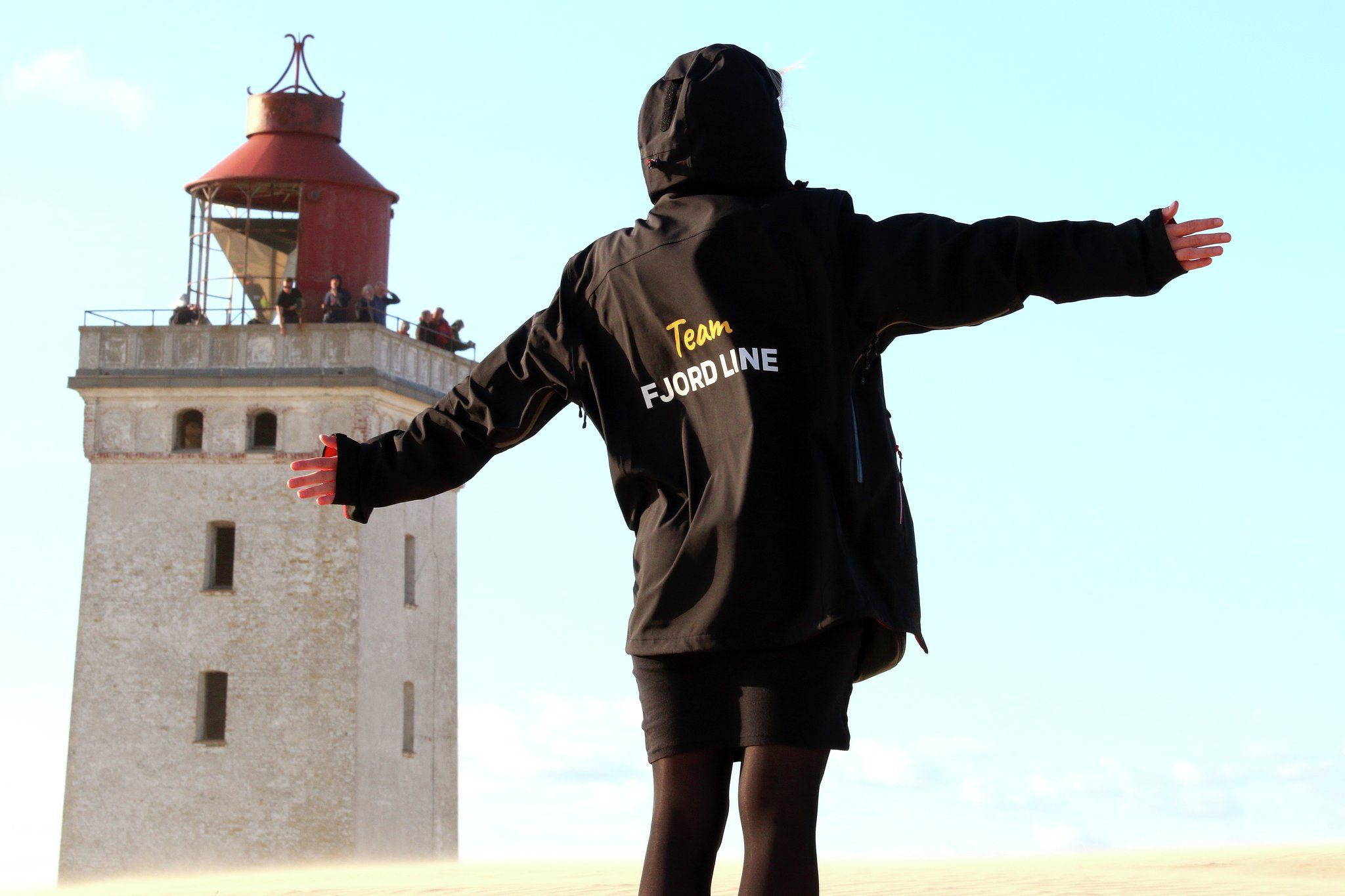 Nyter utsikten ved Rubjerg Fyr. Foto: Fjord Line