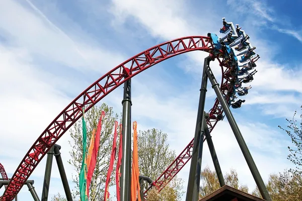 DrageKongen i Djurs Sommerland er Danmarks største og hurtigste Suspended Coaster. Foto: Djurs Sommerland
