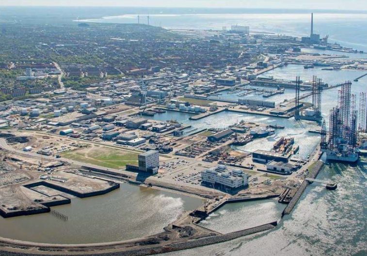 Esbjerg fra oven. Foto: Visit Danmark