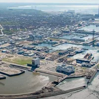 Esbjerg fra oven. Foto: Visit Danmark