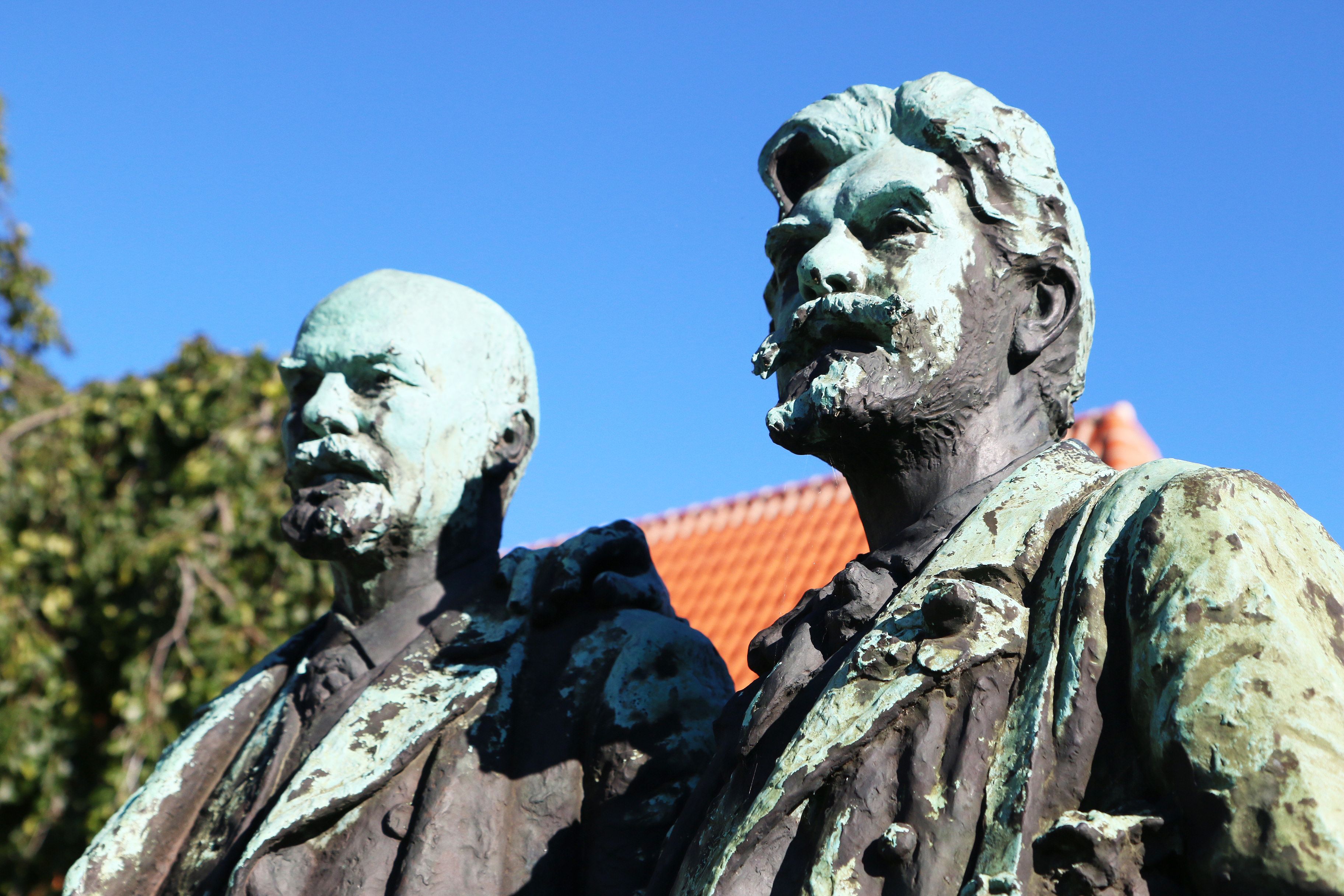 Ancher og Drachmann i stivnet form. Foto: Fjord Line