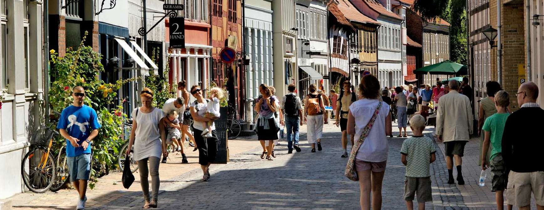 Sjarm i rikt monn. Odense har bøttevis av sjarm. Foto: Visit Denmark