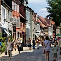 Sjarm i rikt monn. Odense har bøttevis av sjarm. Foto: Visit Denmark