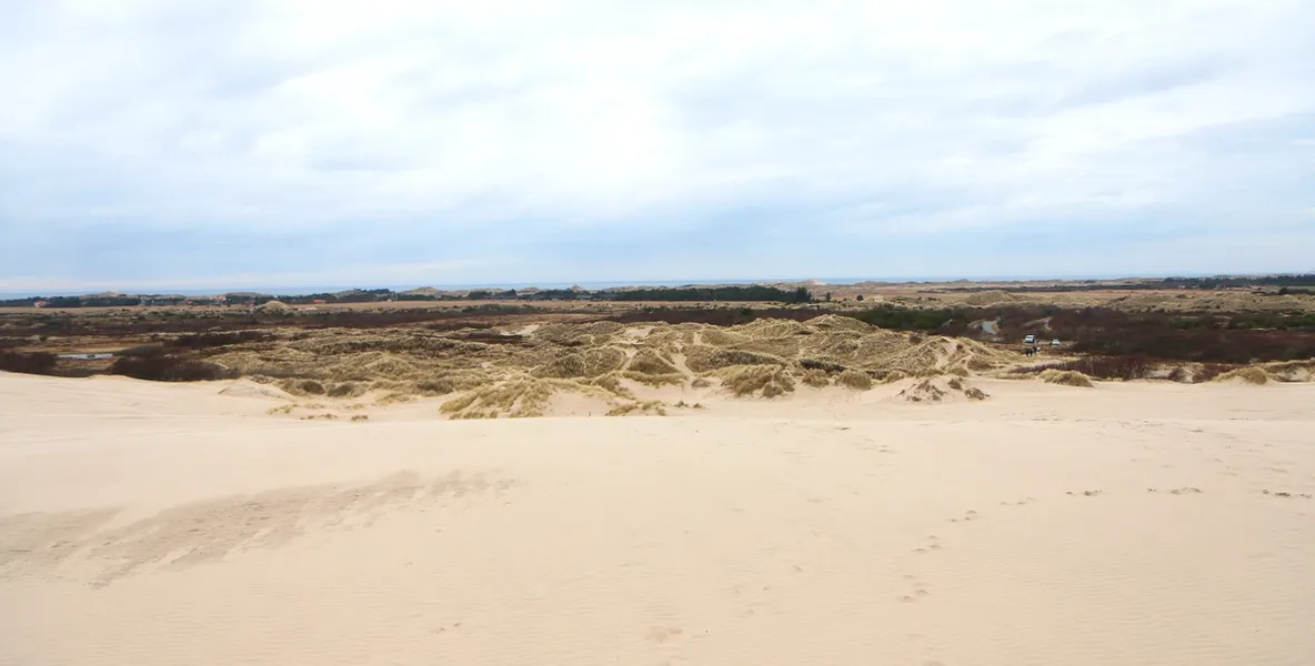 Sand i lange baner. Et fascinerende skue. Foto: Fjord Line
