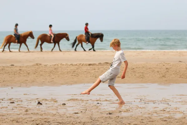 Skallerup Strand ligger bare en halvtimes kjøring fra Hirtshals og har absolutt alt man krever av et strandparadis. Foto: Fjord Line