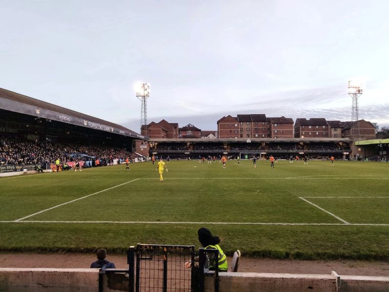 Das Heimstadion von Southend United Roots Hall Stadion