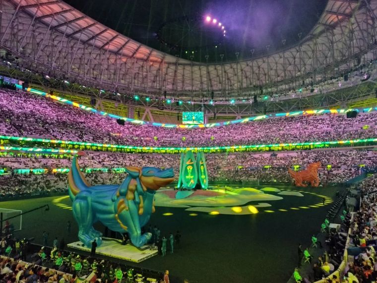 Eröffnungsshow der Asienmeisterschaften in Doha 2024