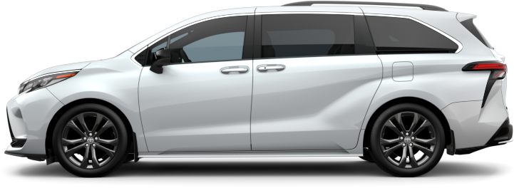 An Exterior Angle of A 2023 sienna Sienna 25th Anniversary Edition FWD 7-Passenger Hybrid CVT