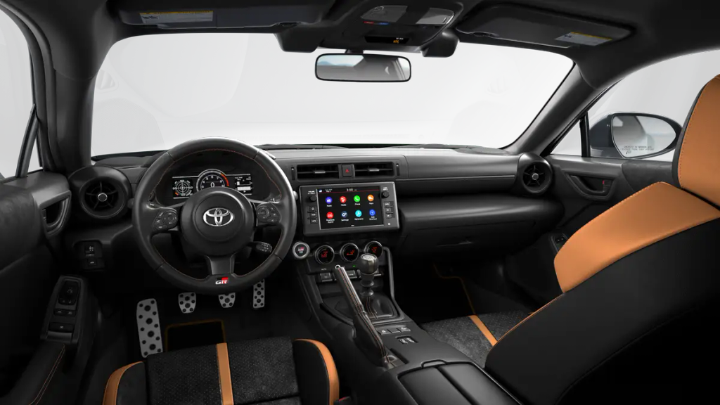 An Interior Angle of A 2025 86 GR86 GR86 Hakone Edition 2.4L 4-Cyl. Engine Rear-Wheel Drive MT