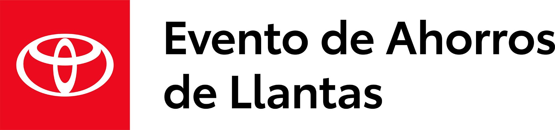Toyota Eventa de Ahorros de llantas logo