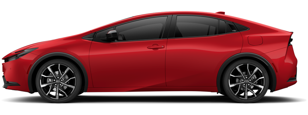 Side profile of a 2026 priuspluginhybrid Prius Plug-in Hybrid XSE 2.0L 4-Cyl. ECVT FWD