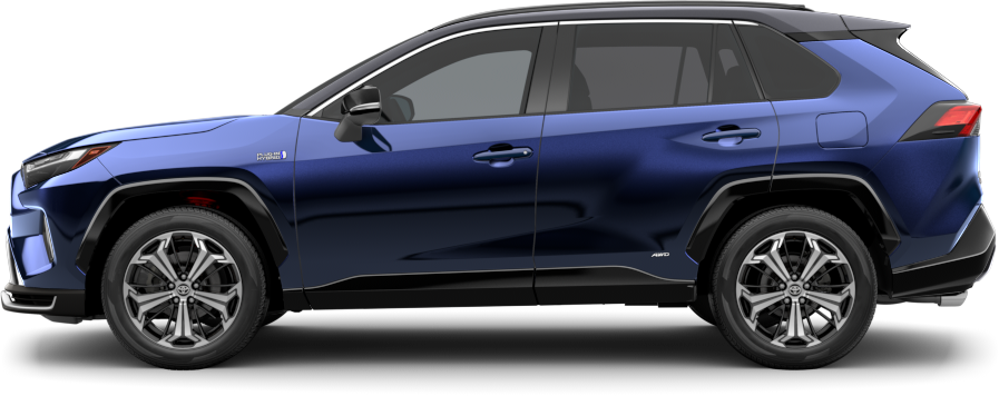 An Exterior Angle of A 2024 rav4prime XSE AWD