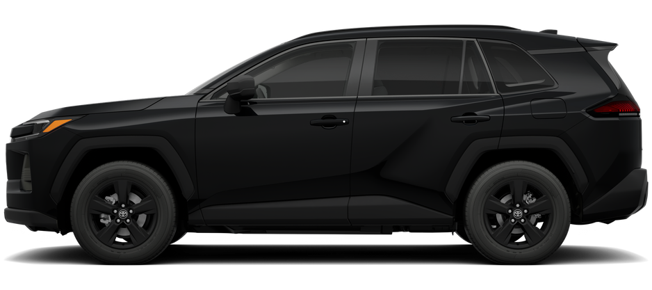 Side profile of a 2026 rav4 RAV4 LE 2.5L 4-Cyl. Engine Front-Wheel Drive