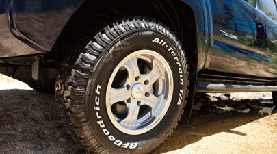 Toyota Tacoma wheels and all terrain tires