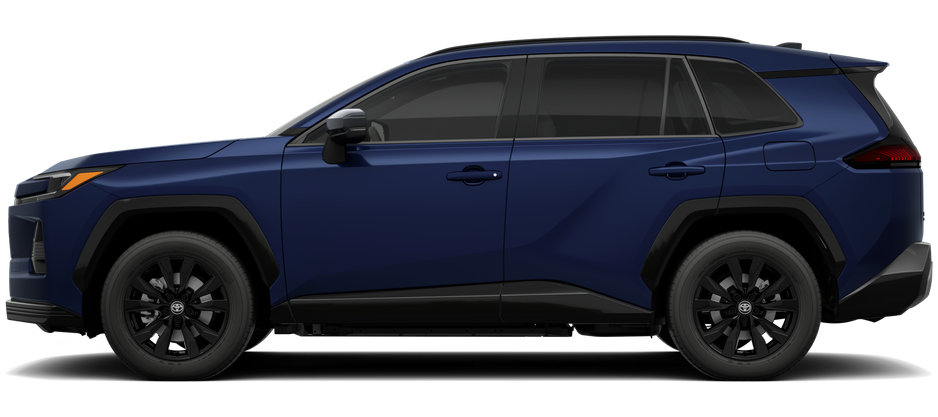 Side profile of a 2026 rav4pluginhybrid RAV4 Plug-in Hybrid SE 2.5L 4-Cyl. Plug-in Hybrid Engine All-Wheel Drive