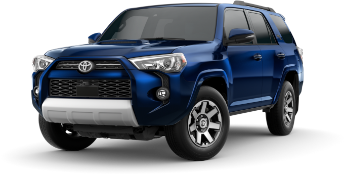 exterior image of a blue Toyota 4Runner