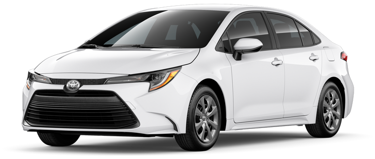 An Exterior Angle of A 2026 corolla Corolla LE 2.0L 4-Cyl. Engine Front-Wheel Drive