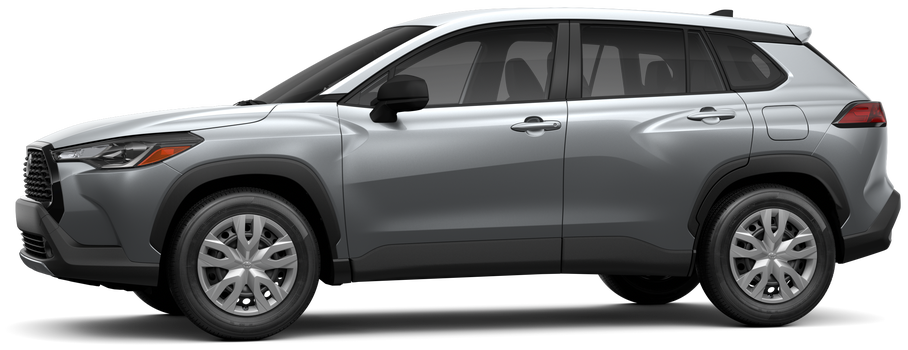 An Exterior Angle of A 2025 corollacross Corolla Cross 2.0L 4-Cyl. Engine Front-Wheel Drive