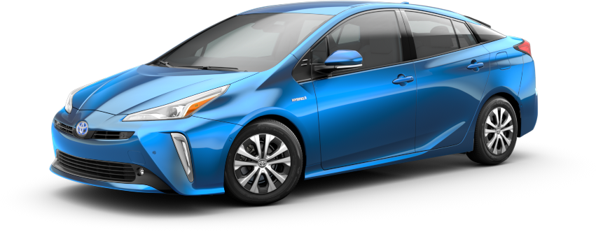 An Exterior Angle of A 2022 prius LE AWD
