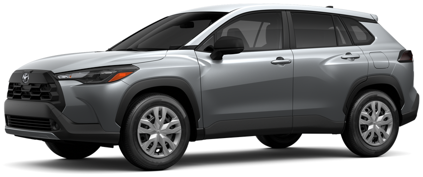 An Exterior Angle of A 2026 corollacross Corolla Cross 2.0L 4-Cyl. Engine Front-Wheel Drive