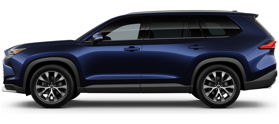 Side profile of a 2025 grandhighlander Grand Highlander Limited 2.4-Liter 4-Cylinder Turbocharged Hybrid MAX Engine All-Wheel Drive