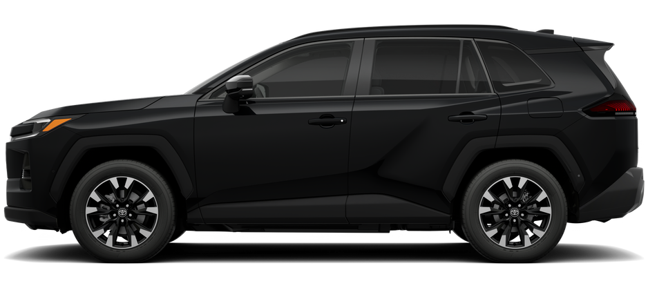 Side profile of a 2026 rav4 RAV4 Limited 2.5L 4-Cyl. Engine All-Wheel Drive