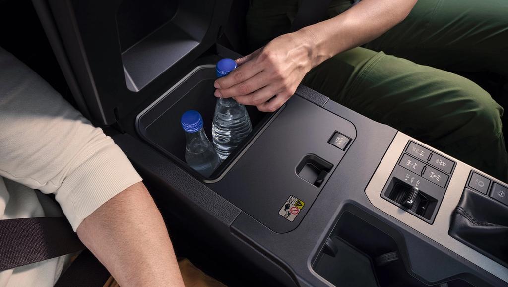 2025 Toyota Land Cruiser with deep cup holders
